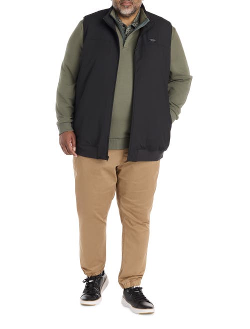 Travismathew Fit By Dxl Big & Tall Cloud 1/4-zip Pullover In Green