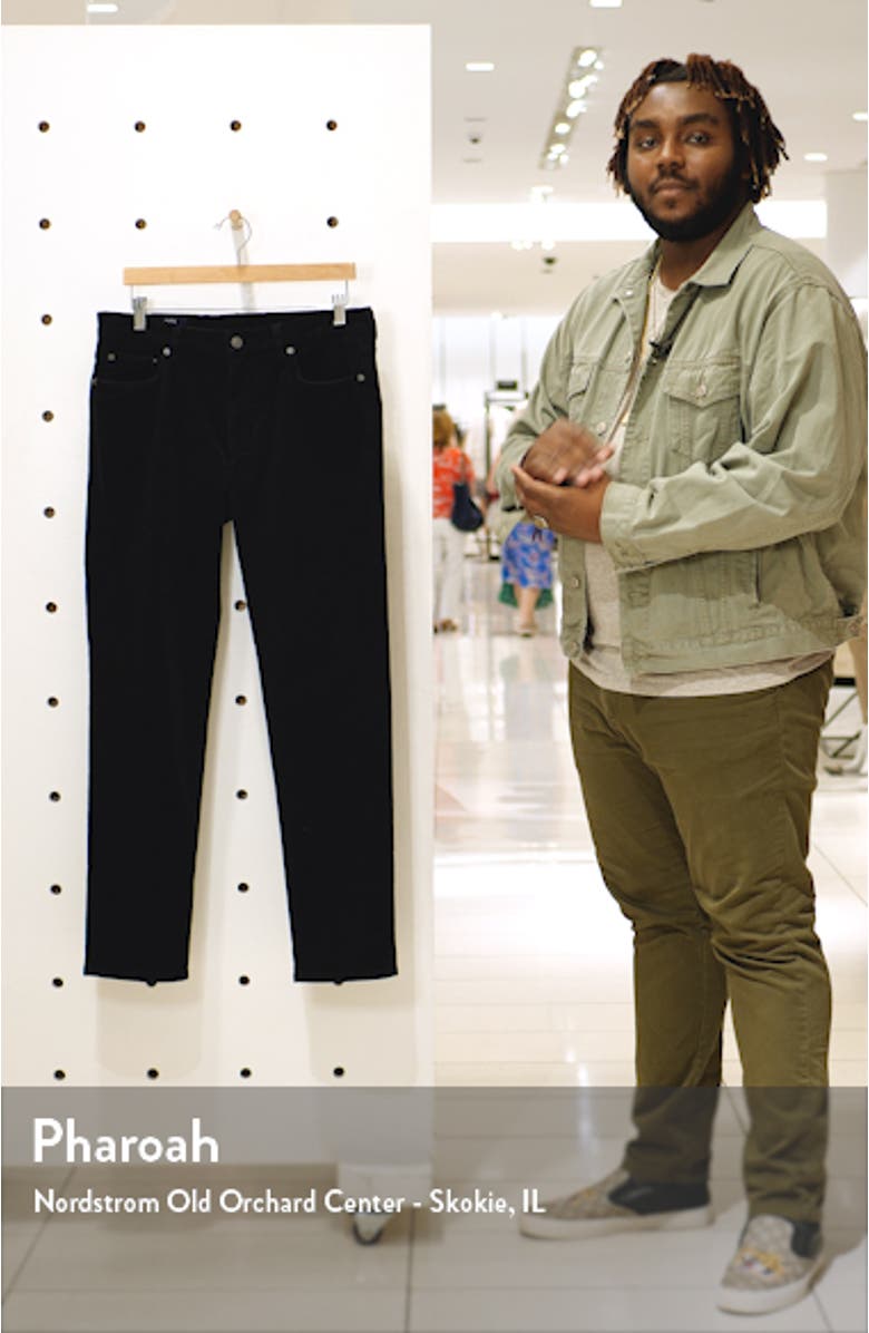 Slim Fit Corduroy Five-Pocket Pants, sales video thumbnail