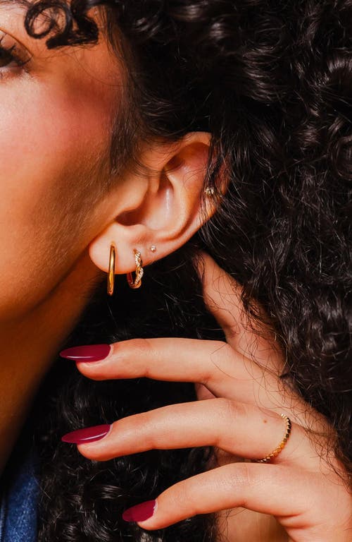 Made By Mary Maude Hoop Earrings In Gold