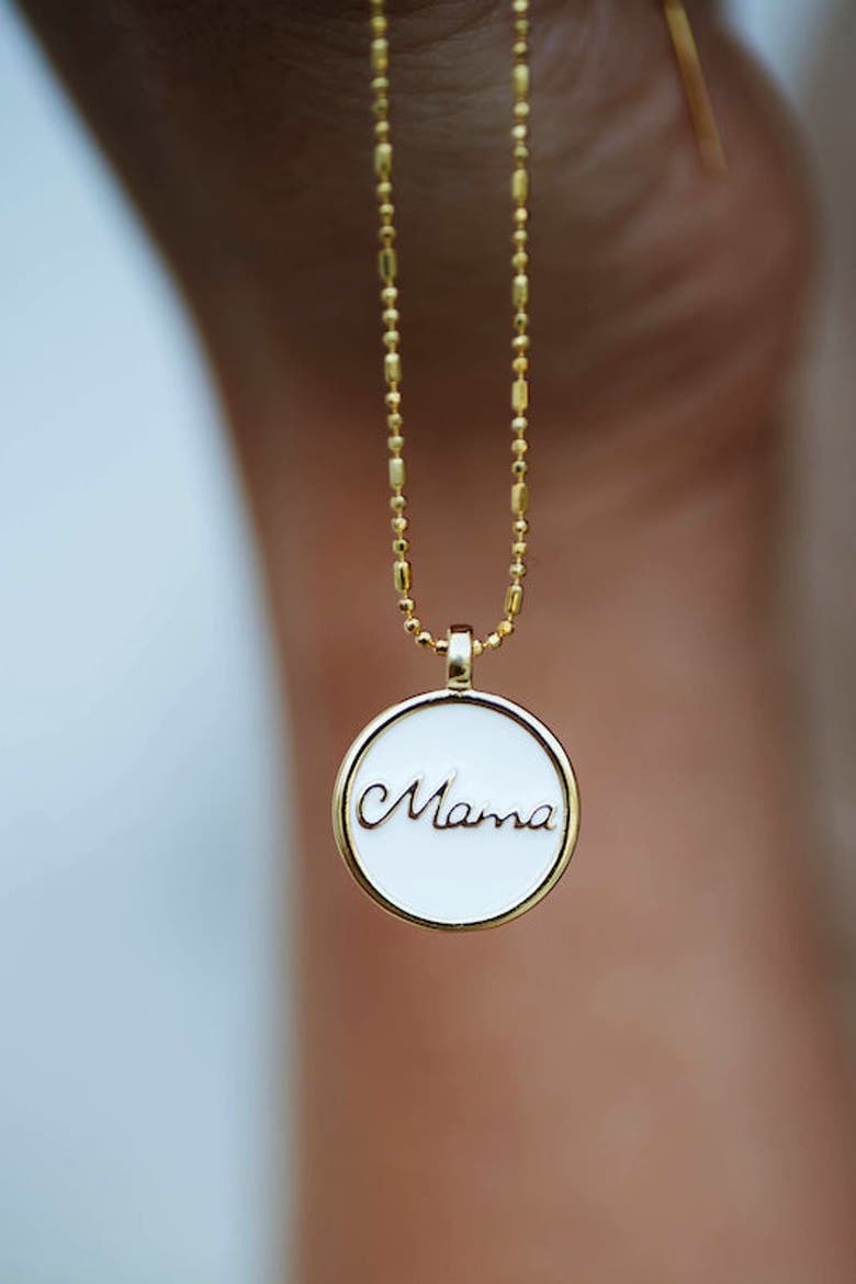 Forever Mama Necklace, Alternate, color, Gold