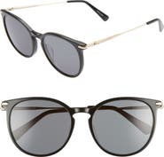 Longchamp Roseau 54mm Round Sunglasses