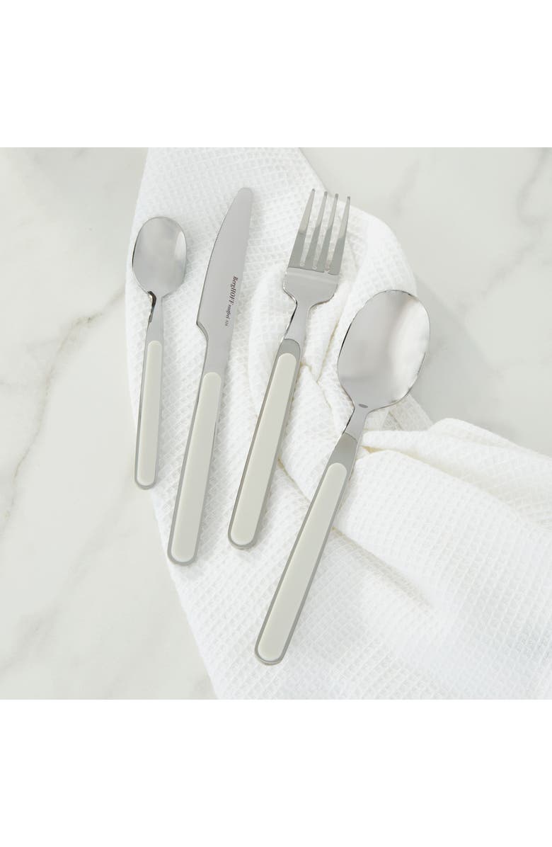 BergHOFF Leo 24-Piece Stainless Steel Flatware Set, Alternate, color, Moonbeam