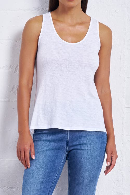 Franne Golde Slub Jersey Scoop Neck Tank