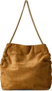 Veronica Beard Slouchy Suede Shoulder Bag
