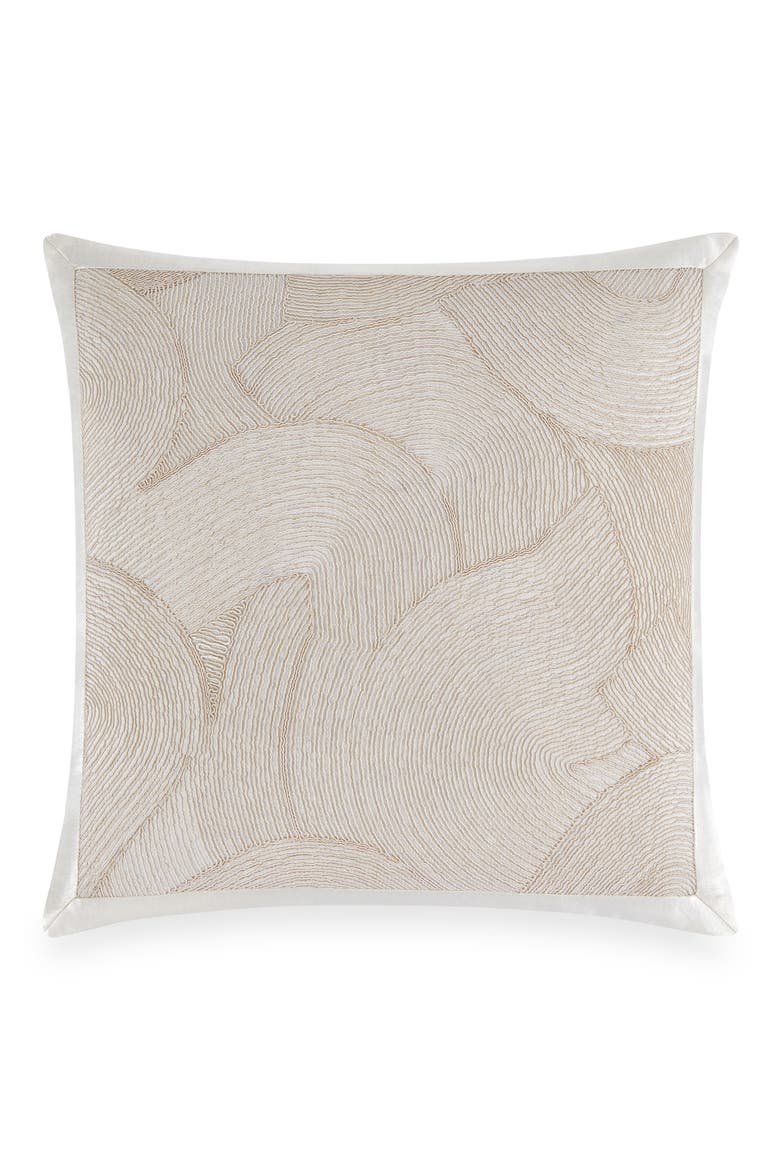 Cord Swirl Accent Pillow, Main, color, IVORY