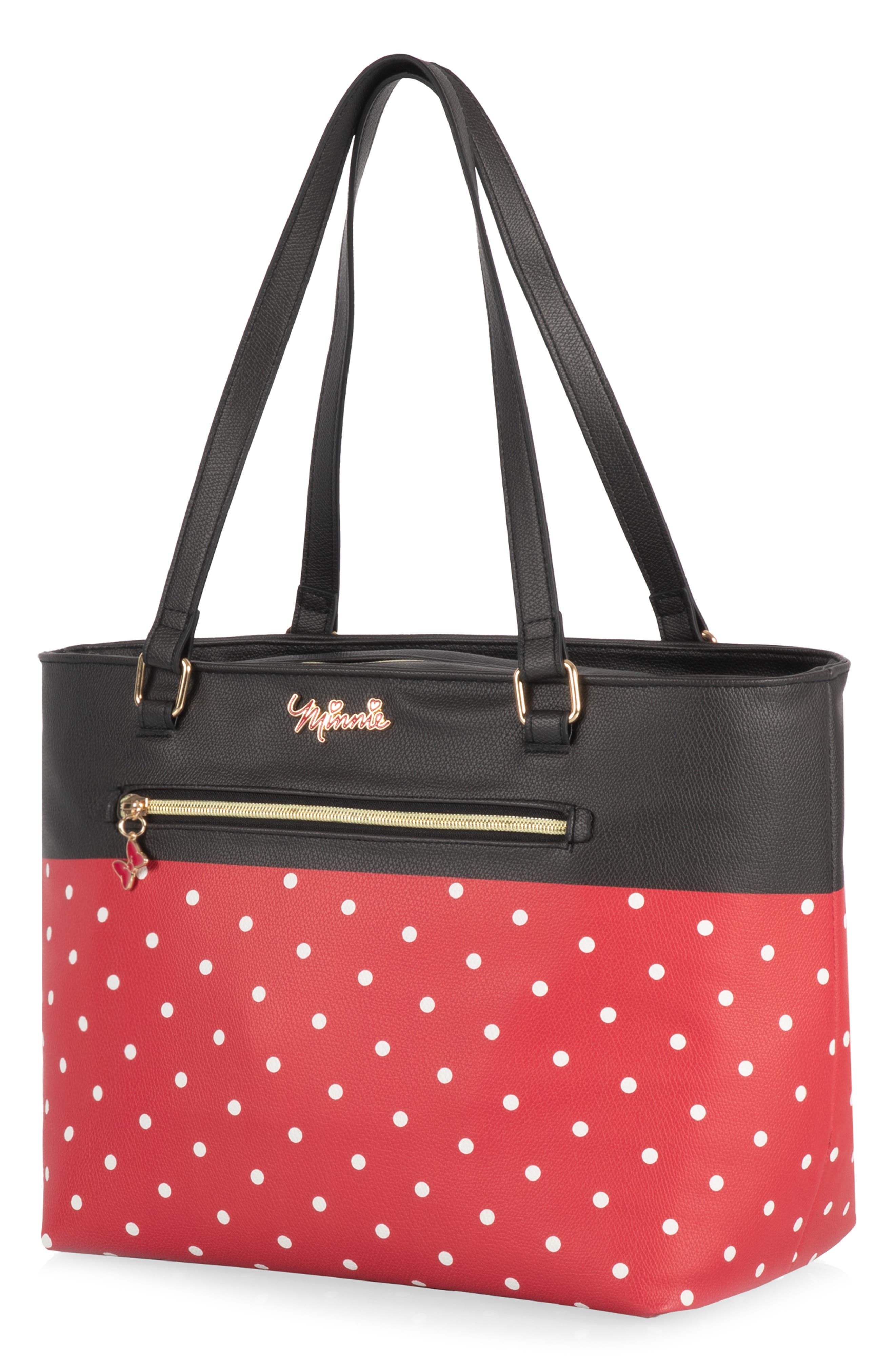 x Disney® Mickey Mouse Uptown Cooler Tote Bag, Alternate, color, BLACK