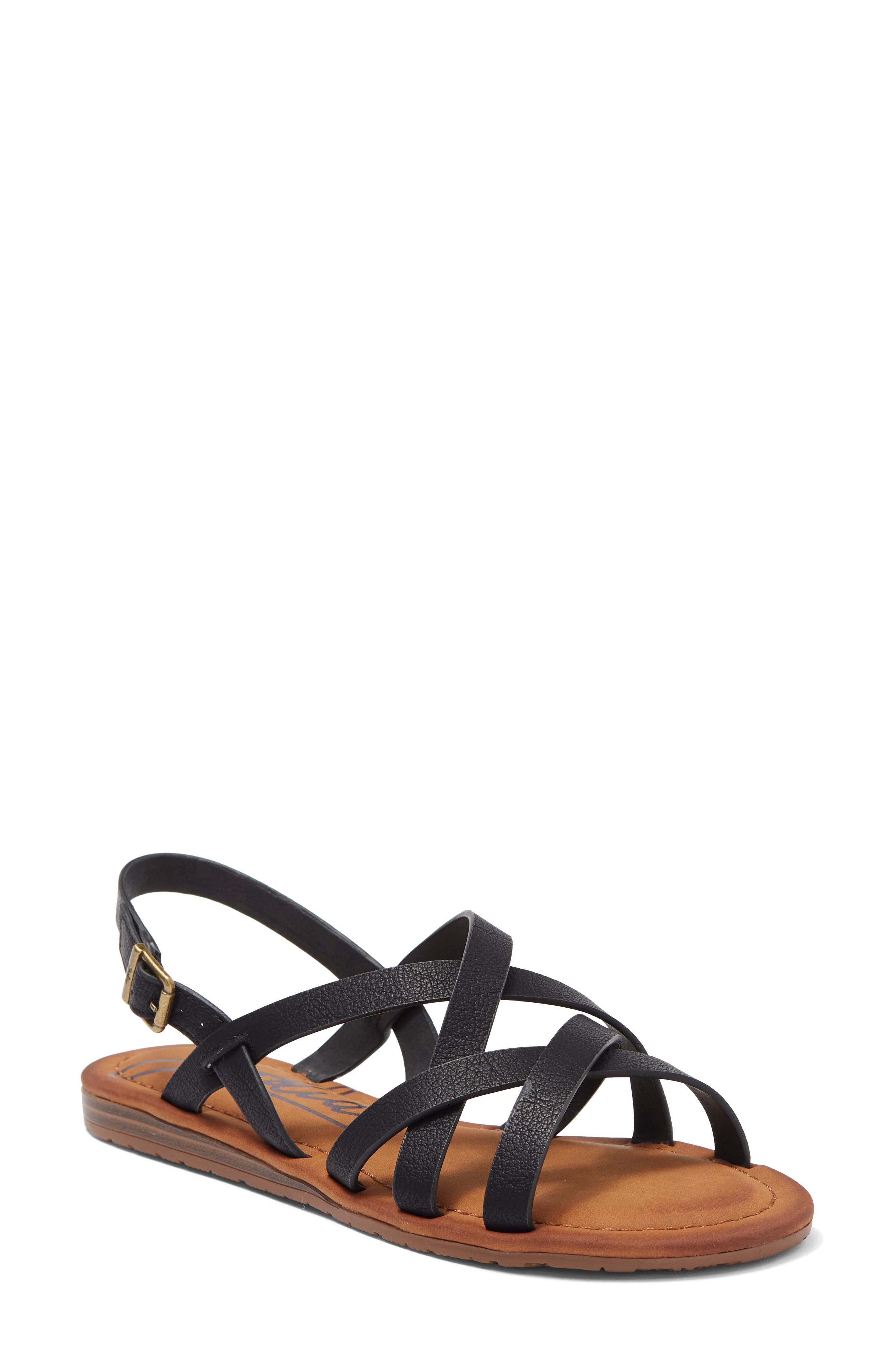 Zodiac Yale Strappy Flat Sandal, Main, color, 