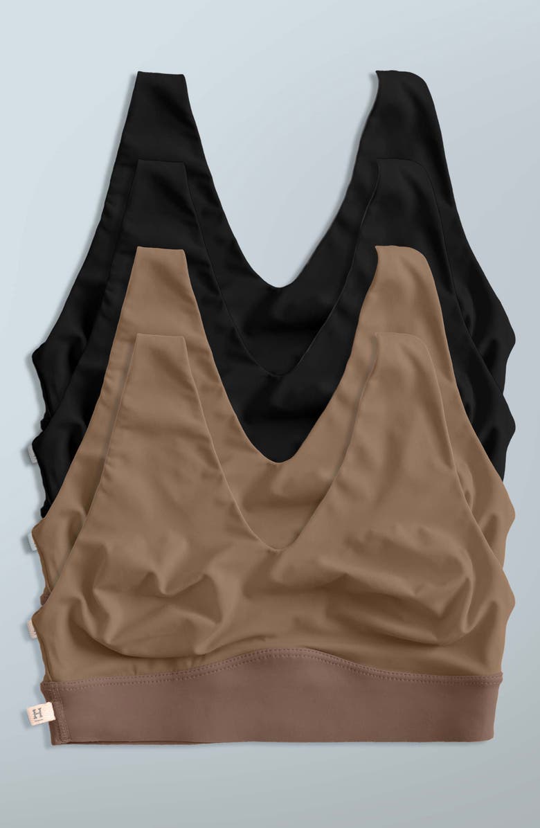 Harper Wilde The Bliss Assorted 4-Pack Bralettes, Alternate, color,