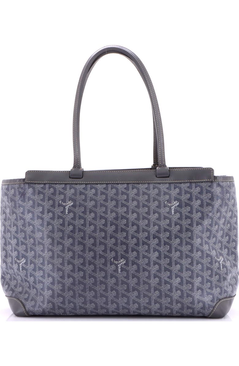 Pre-Owned Goyard Bellechasse Bag Coated Canvas PM, Main, color, Gray