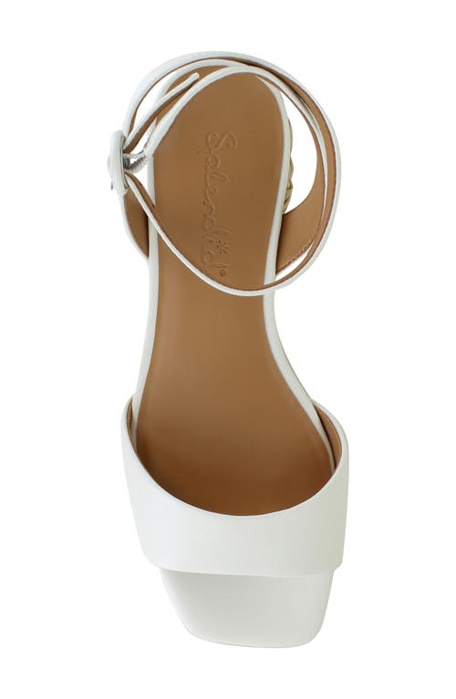 Splendid Women's Gina Ankle Strap Sandals In Snow