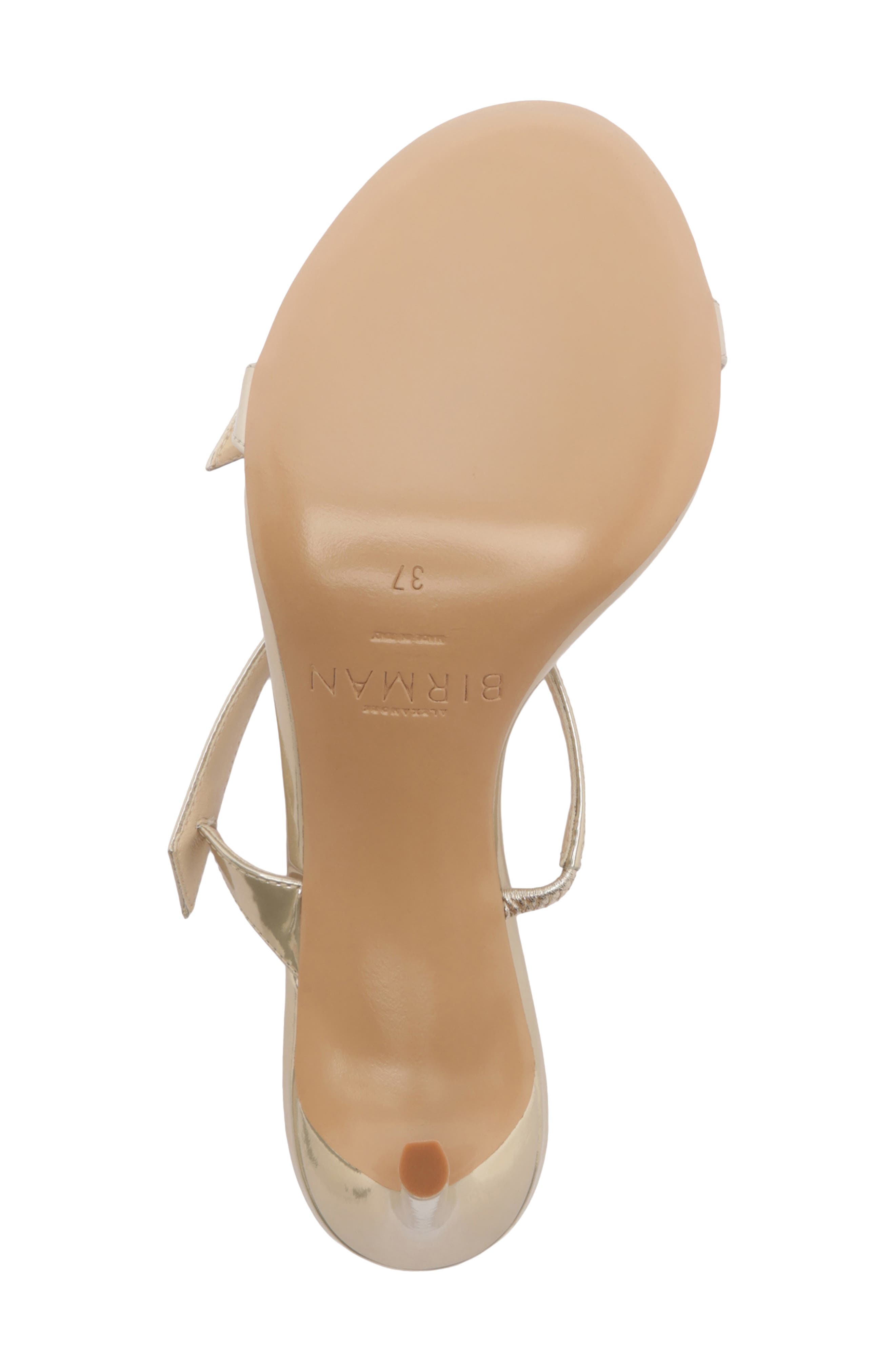 Alexandre Birman Tita Metallic Sandal, Alternate, color, Gold