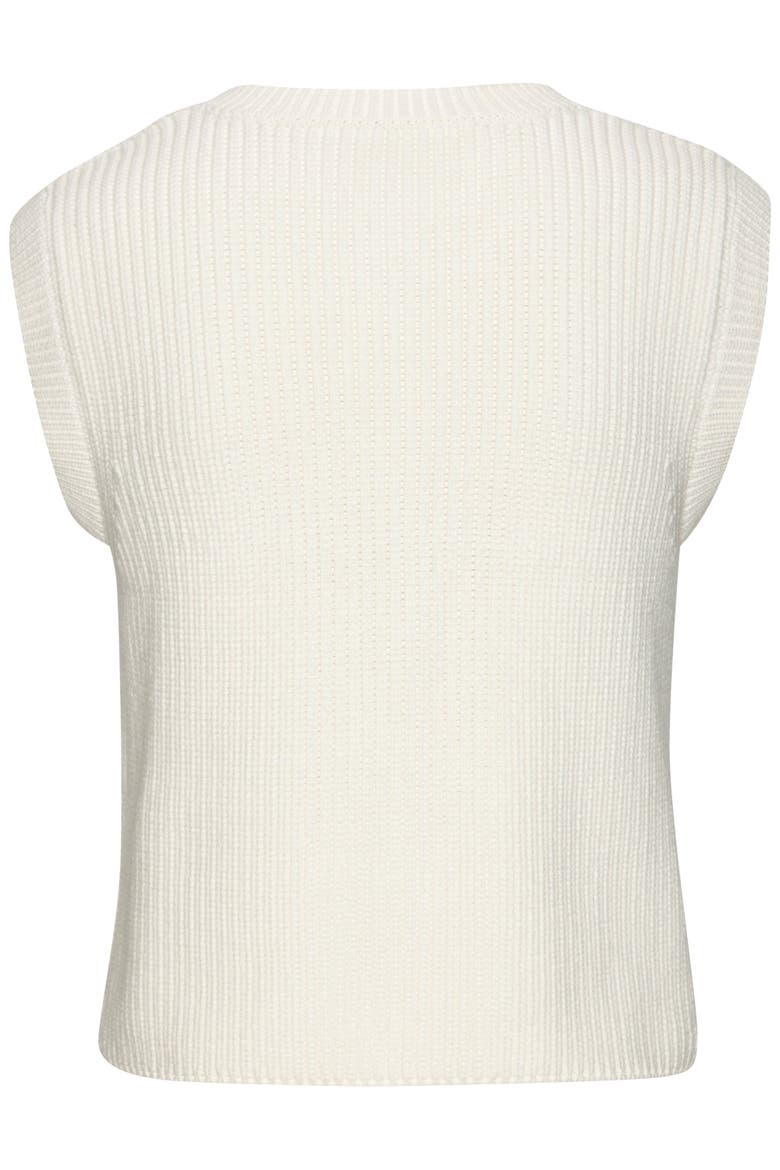 Button Down Sweater Vest, Alternate, color, Ivory