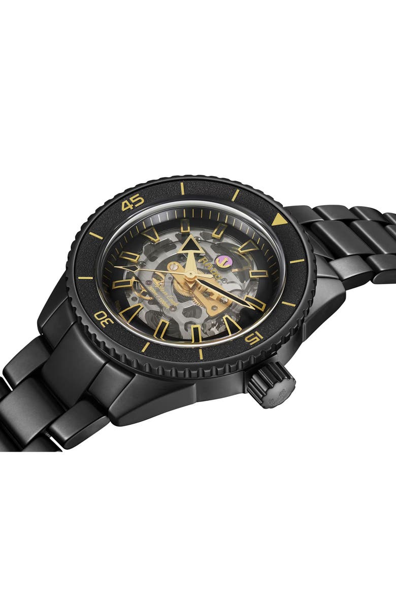 RADO Captain Cook Limited Edition Ceramic Bracelet Watch, 43mm, Alternate, color, 