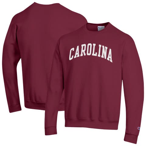 Men's Champion  Garnet South Carolina Gamecocks Basic Arch Fleece Pullover Sweatshirt