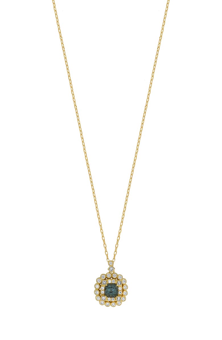 Bony Levy Spinel & Diamond Pendant Necklace, Main, color, 18K Yellow Gold