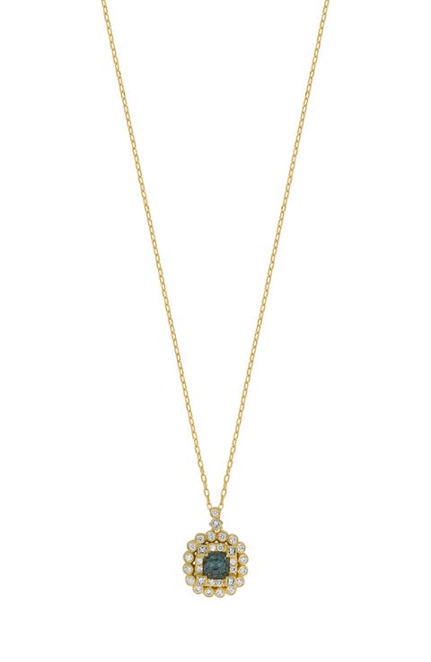 Spinel & Diamond Pendant Necklace (Nordstrom Exclusive)
