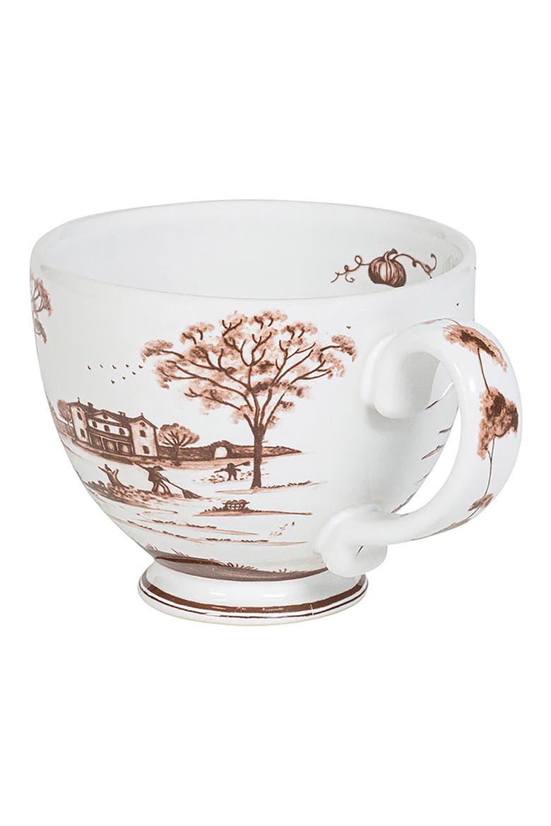 Country Estate Harvest Breakfast Cup, Alternate, color, SEPIA