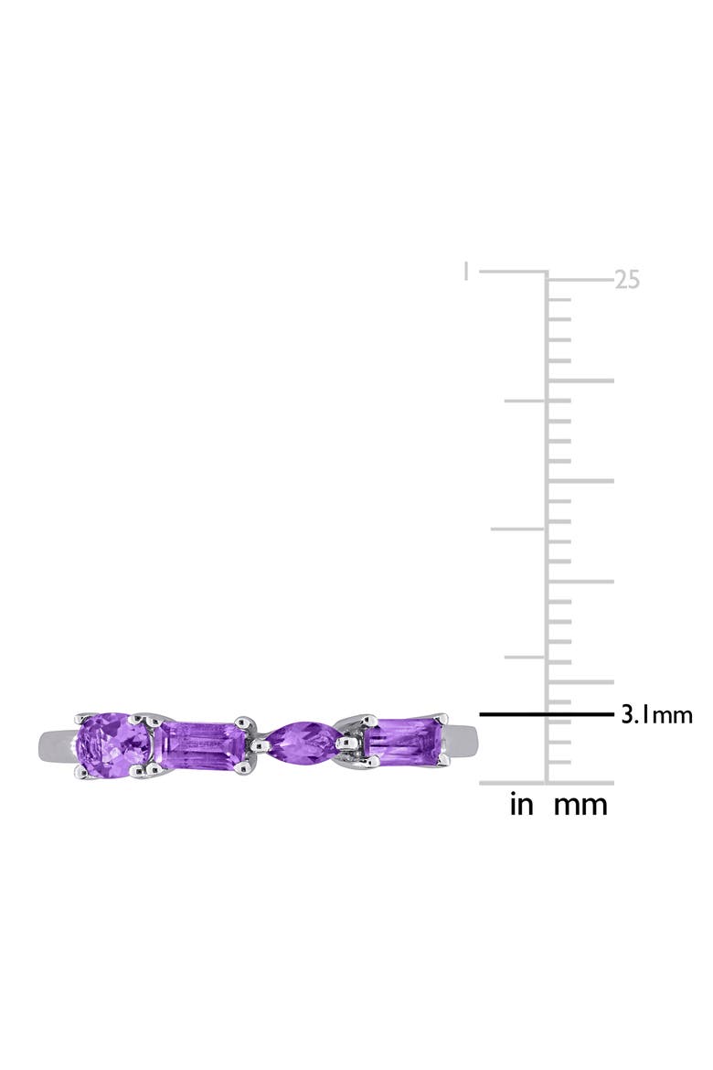 Multiple Cut Amethyst Stacking Ring, Alternate, color, PURPLE