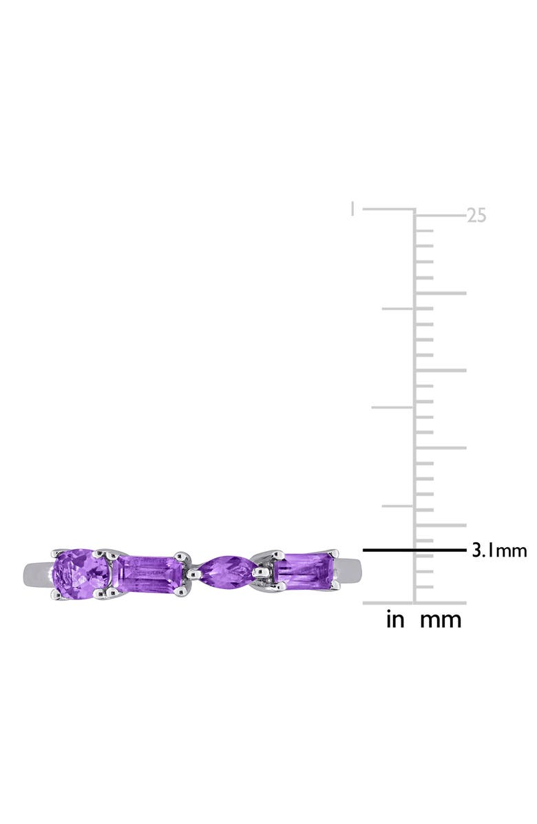 DELMAR Multiple Cut Amethyst Stacking Ring, Alternate, color, Purple