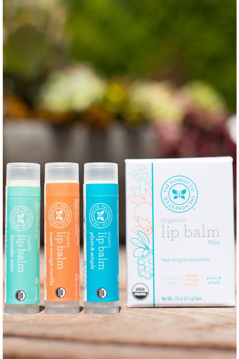 Organic Lip Balm Trio, Alternate, color, NONE