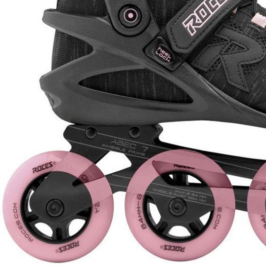 Roces Warp Thread TIF Womens Inline Skates, Alternate, color, Black/Pink