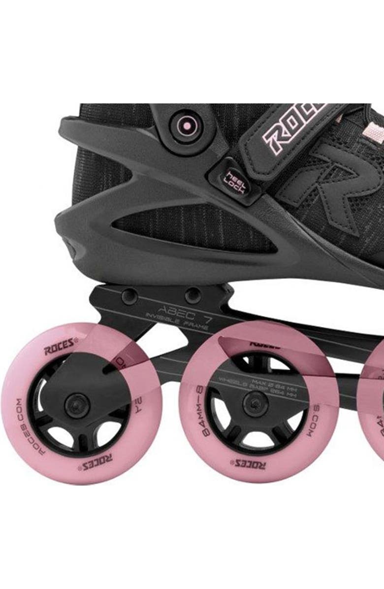 Roces Warp Thread TIF Womens Inline Skates, Alternate, color, Black/Pink