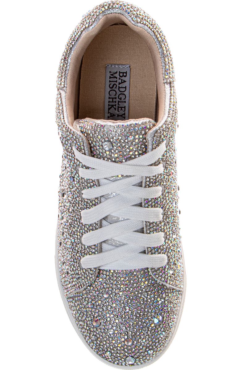 BADGLEY MISCHKA Kids' Glitzy Sneaker, Alternate, color,