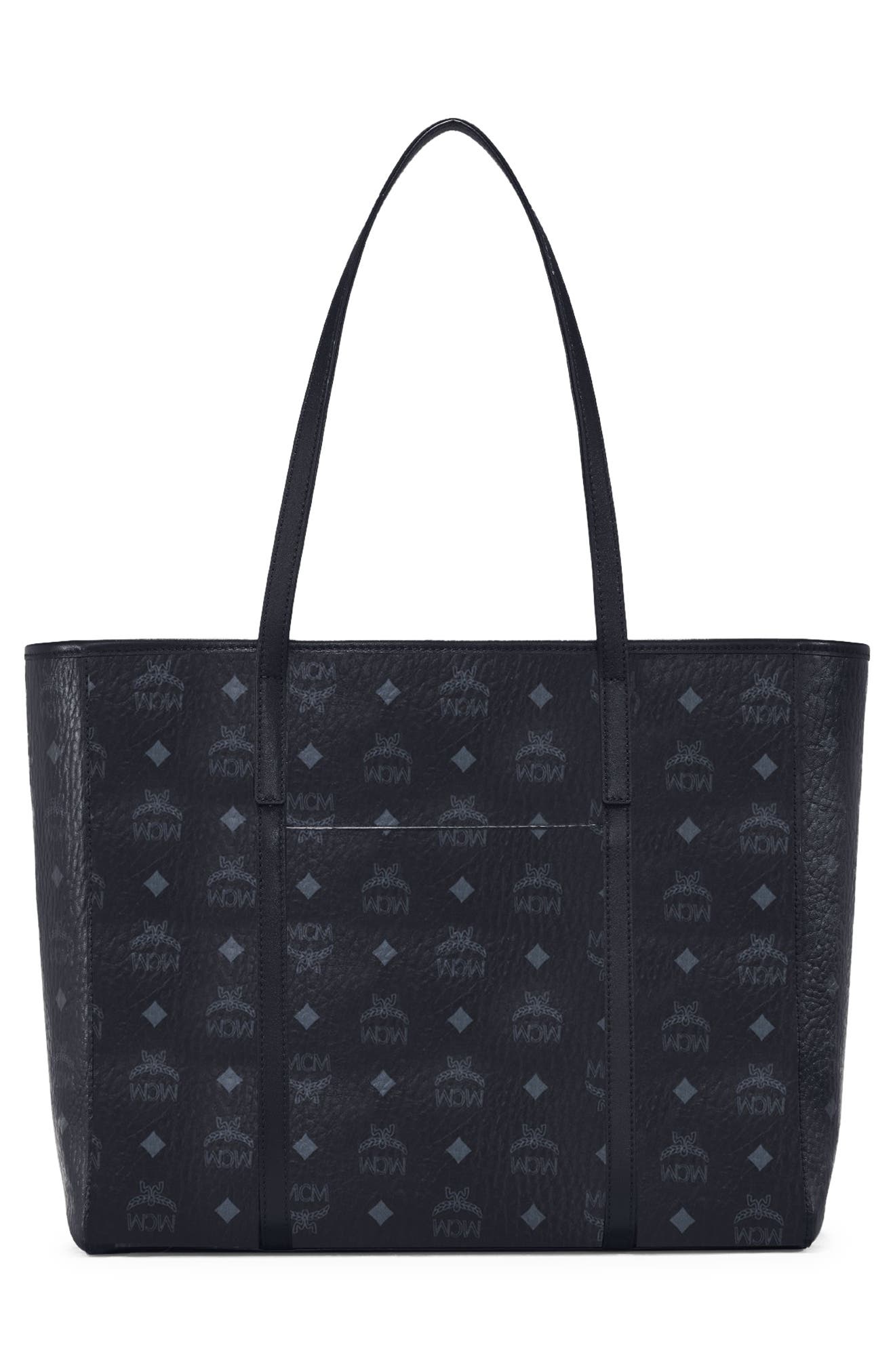 MCM Medium Toni Visetos Coated Canvas East/West Shopper, Alternate, color, 