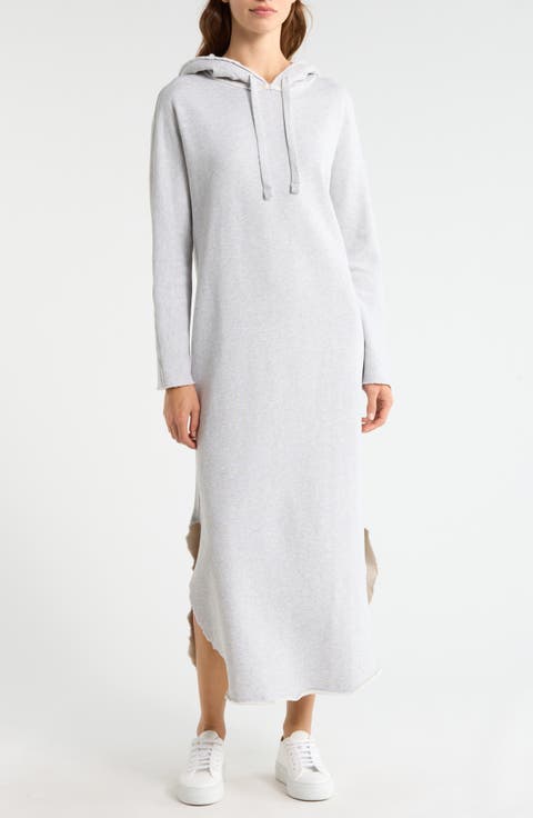 James Long Sleeve Hoodie Dress