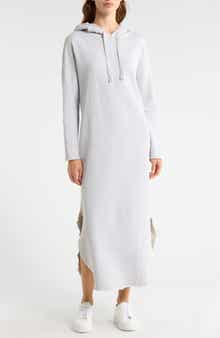 James Long Sleeve Hoodie Dress