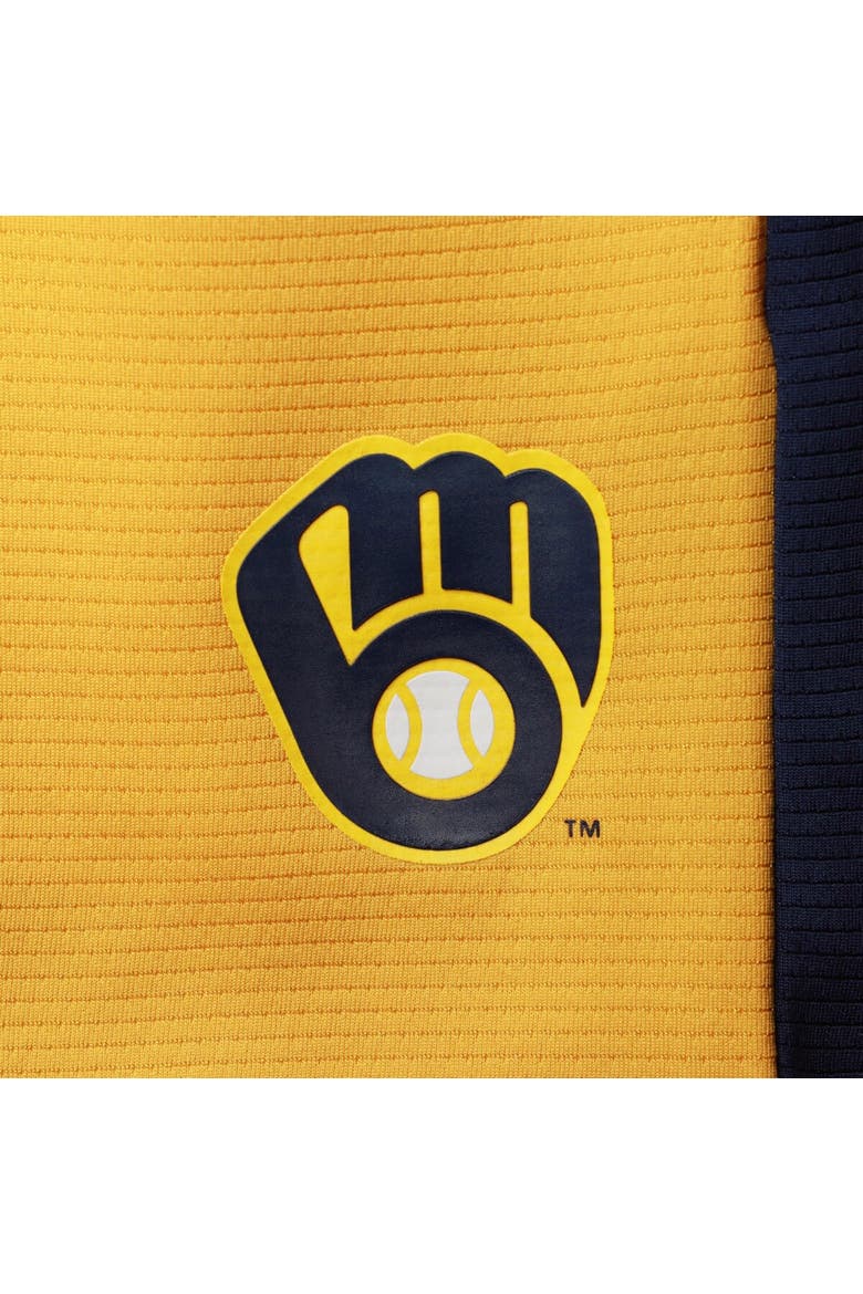 Youth Gold Milwaukee Brewers Oh Yeah Shorts, Alternate, color, Gold