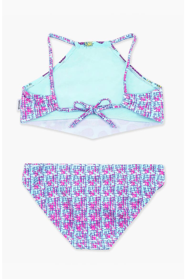 Pineapple Printed Tankini, Alternate, color, MULTICOLOR
