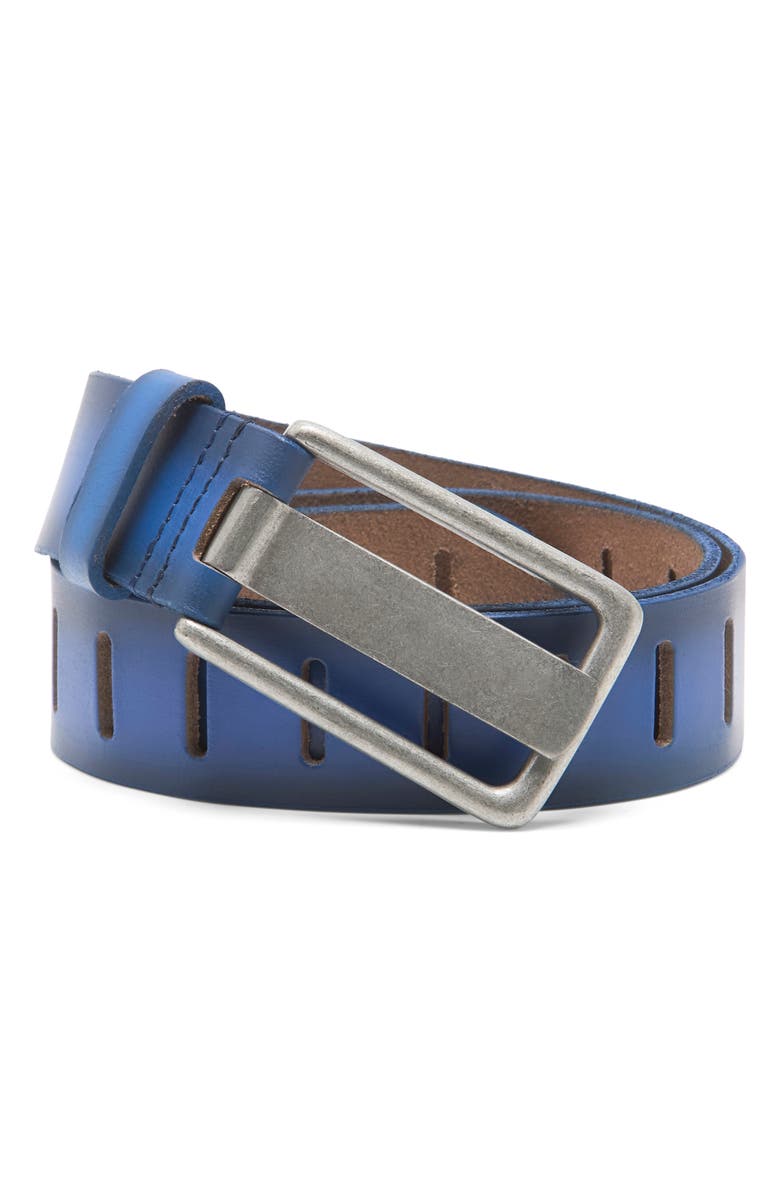 Free People We the Free WTF Jona Leather Belt, Main, color, Sapphire