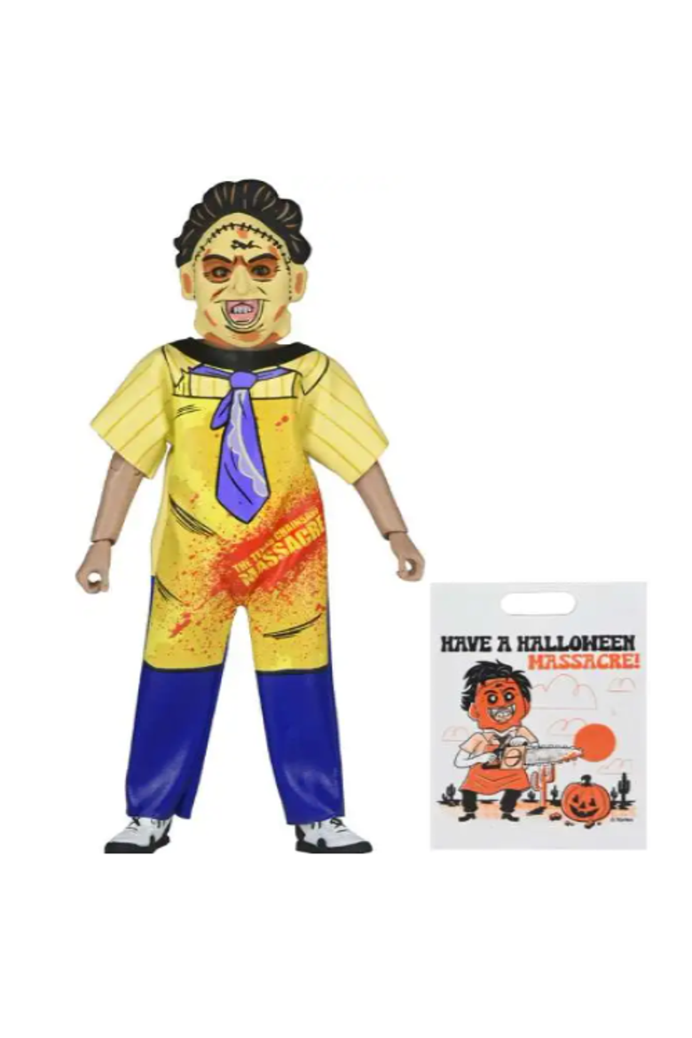 Leatherface (Texas Chainsaw Massacre) NECA 6 Inch Scale Clothed Action Figure, Main, color, Multi-Color