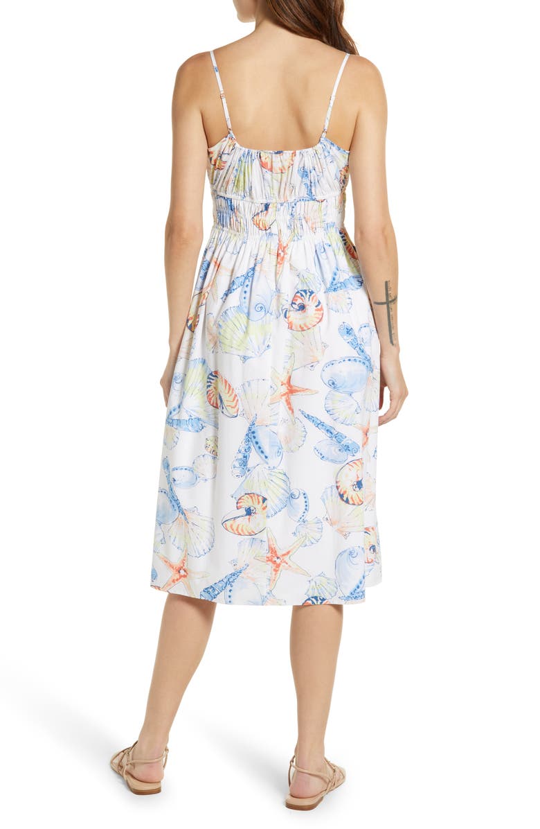 Rails Octavia Seashell Organic Cotton Blend Sundress, Alternate, color, 