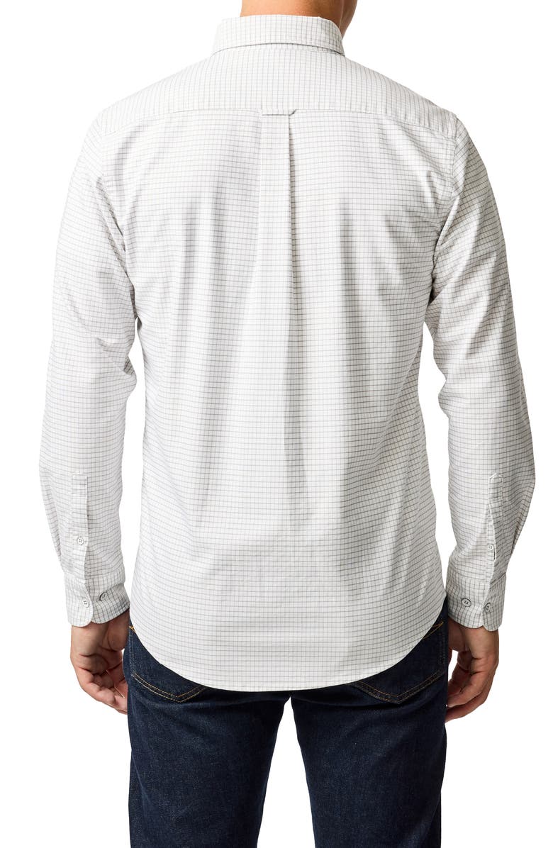 Rodd & Gunn Sports Fit Check Cotton Button-Down Oxford Shirt, Alternate, color, Pebble
