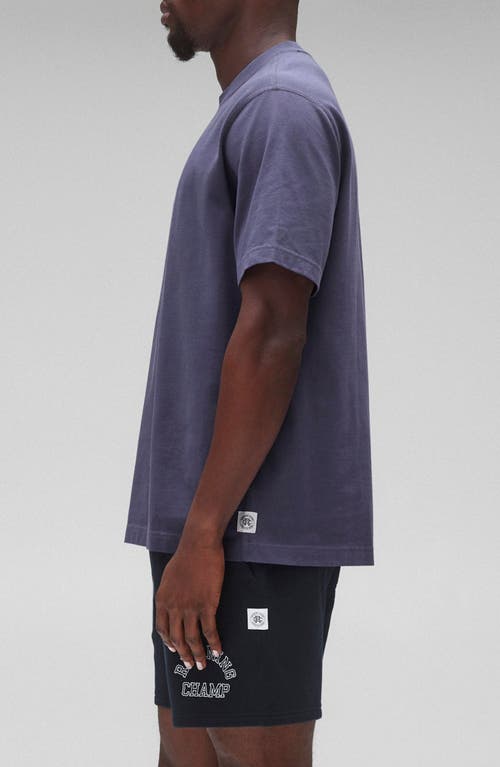 Reigning Champ Midweight Jersey T-shirt In Future Dusk
