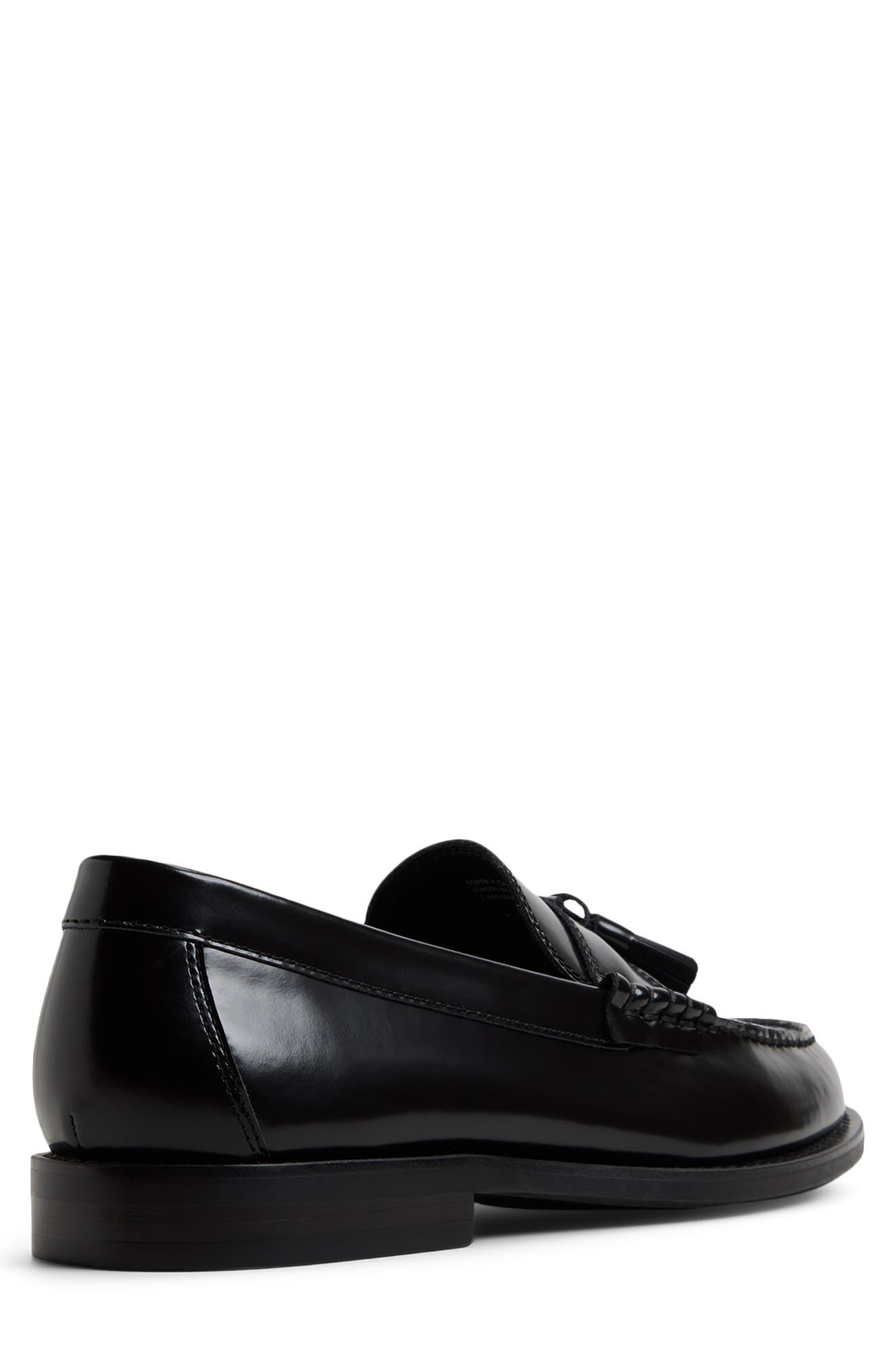 Cairo Tassel Leather Loafer, Alternate, color, BLACK