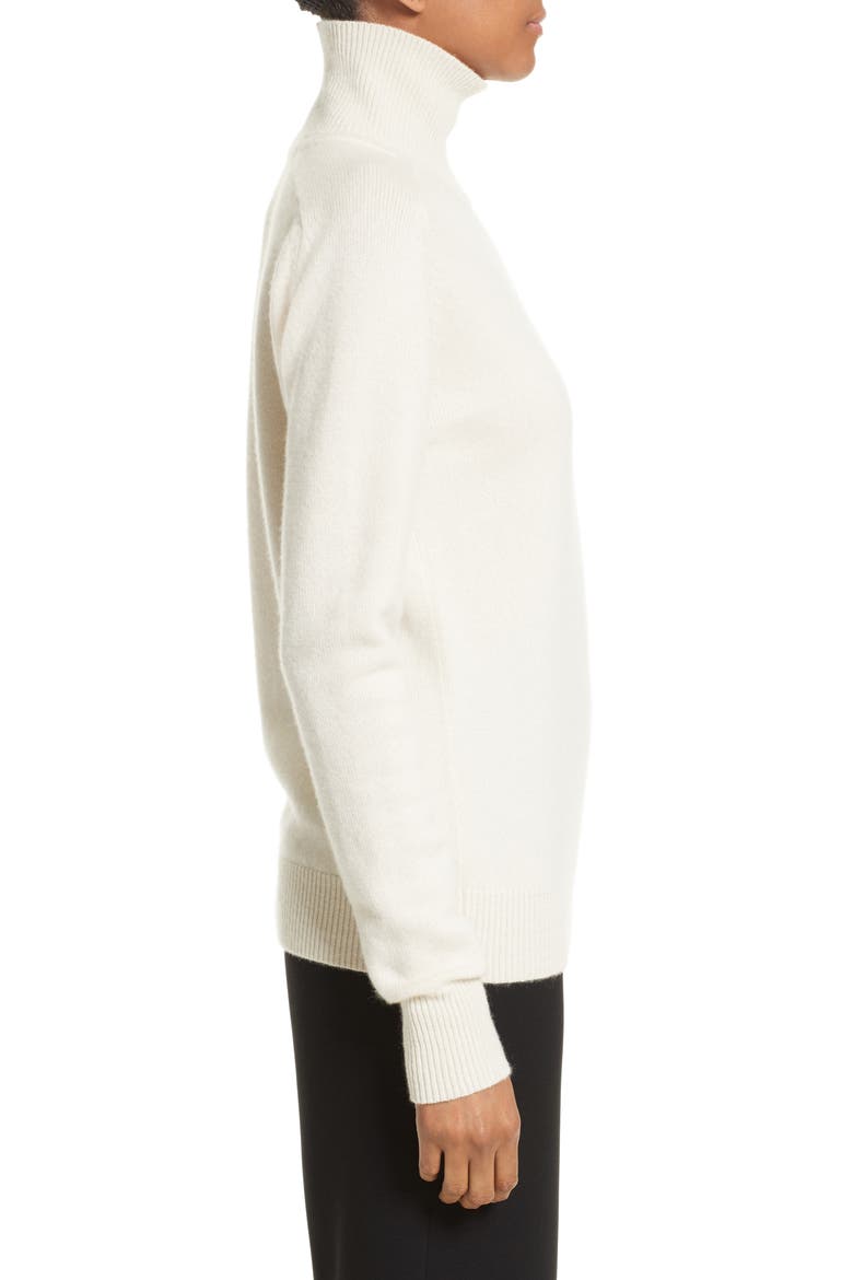 Cashmere Turtleneck Sweater, Alternate, color, VANILLA