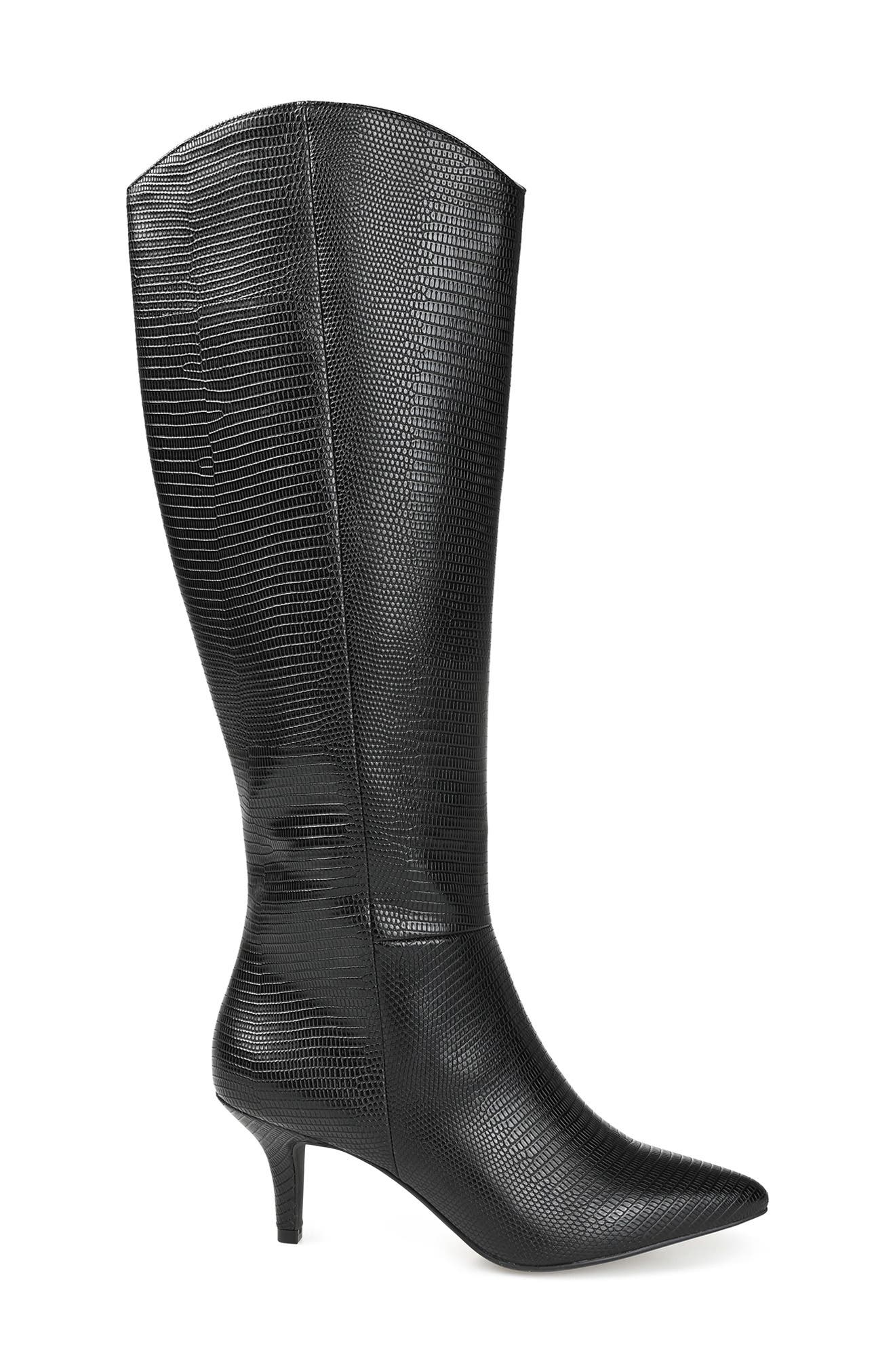 Journee Collection Estrella Vegan Leather Tall Boot, Alternate, color, 