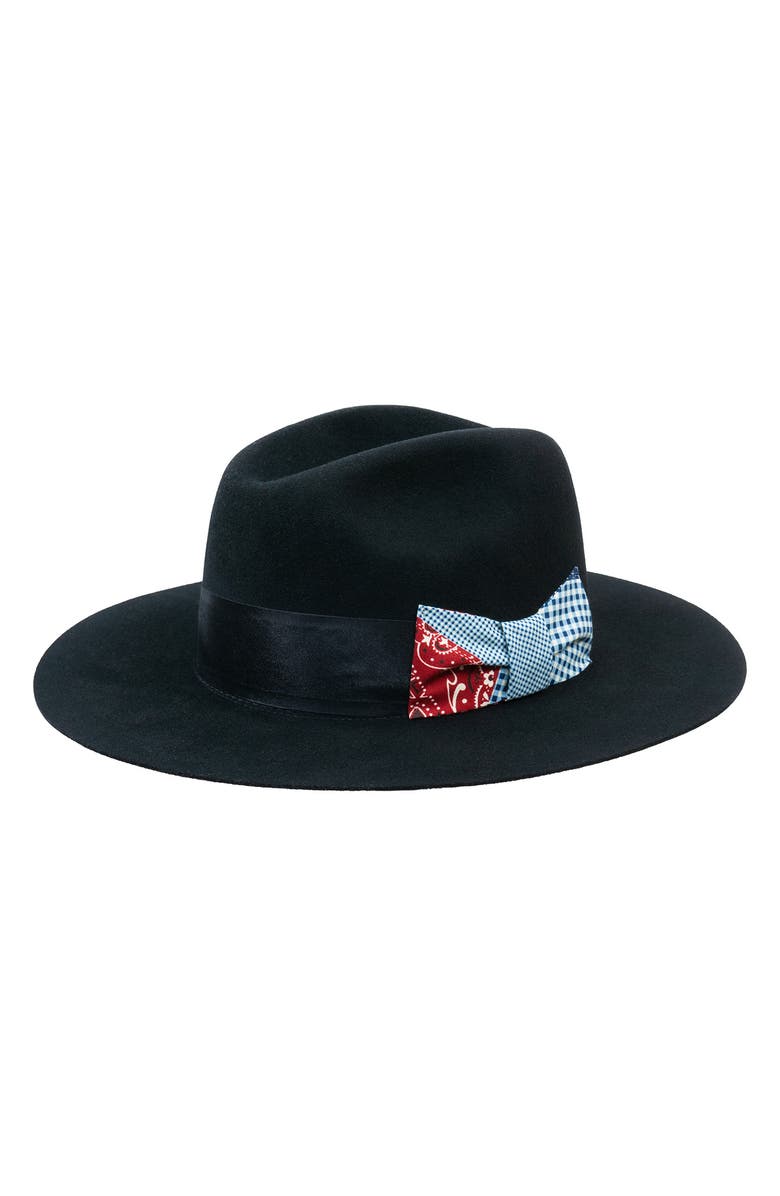 Wear Brims 44 Bandana Bow Fedora, Main, color, 