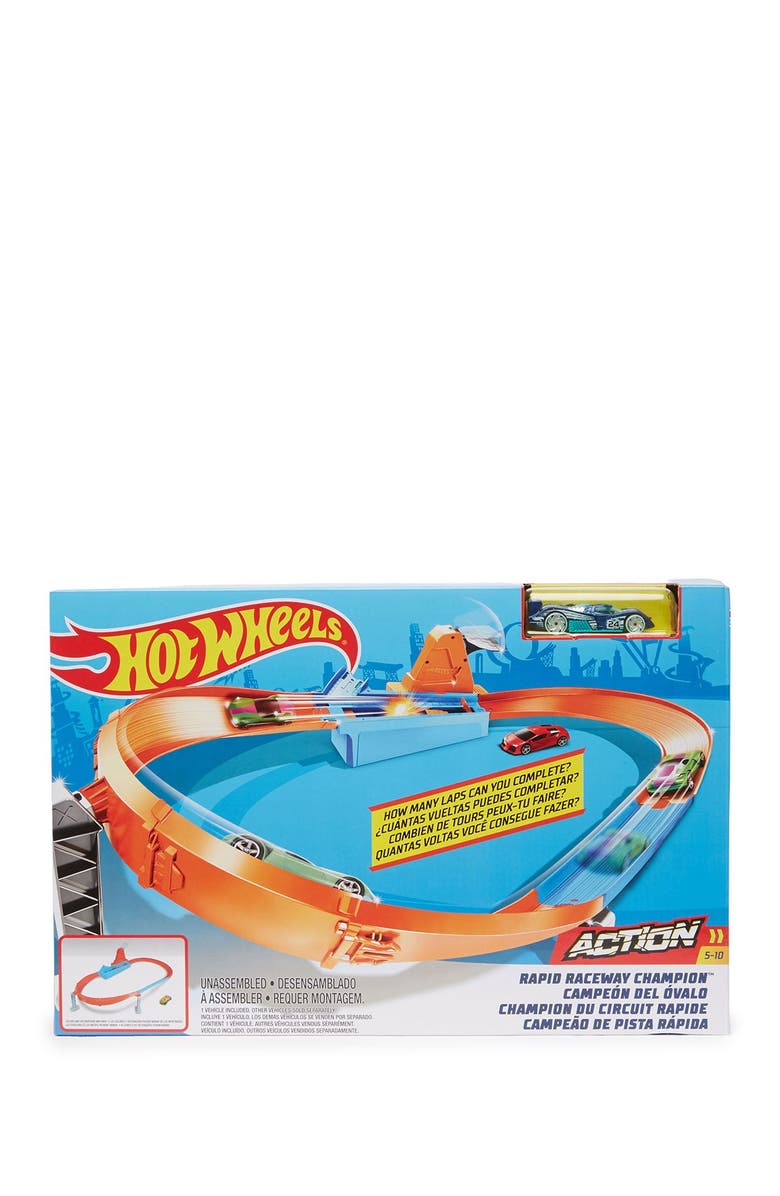 Hot Wheels Action Rapid Raceway Champion - Style May Vary, Alternate, color, Asst
