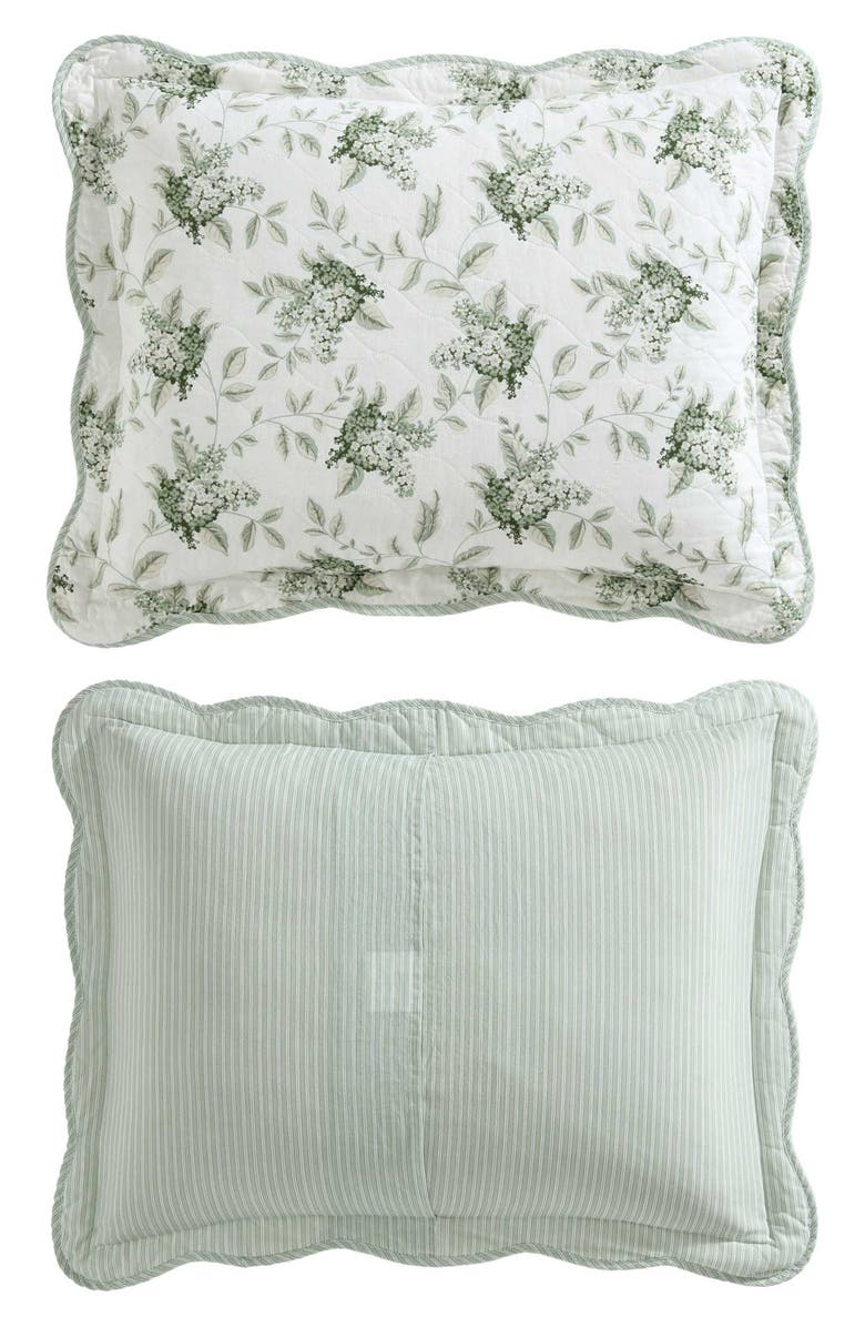Laura Ashley Ramona Quilt & Sham 3-Piece Set, Alternate, color, Green