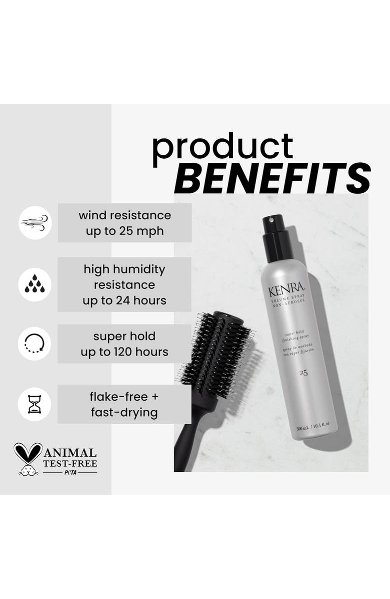 KENRA 25 Volume Spray Non Aerosol 10 oz, Alternate, color, N/A