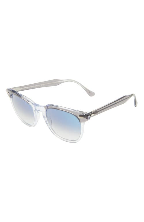 Ray Ban Ray-ban 52mm Gradient Square Sunglasses In Blue