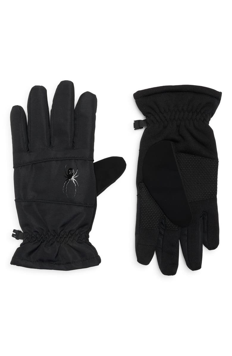 Spyder Insulated Gloves, Main, color, Black