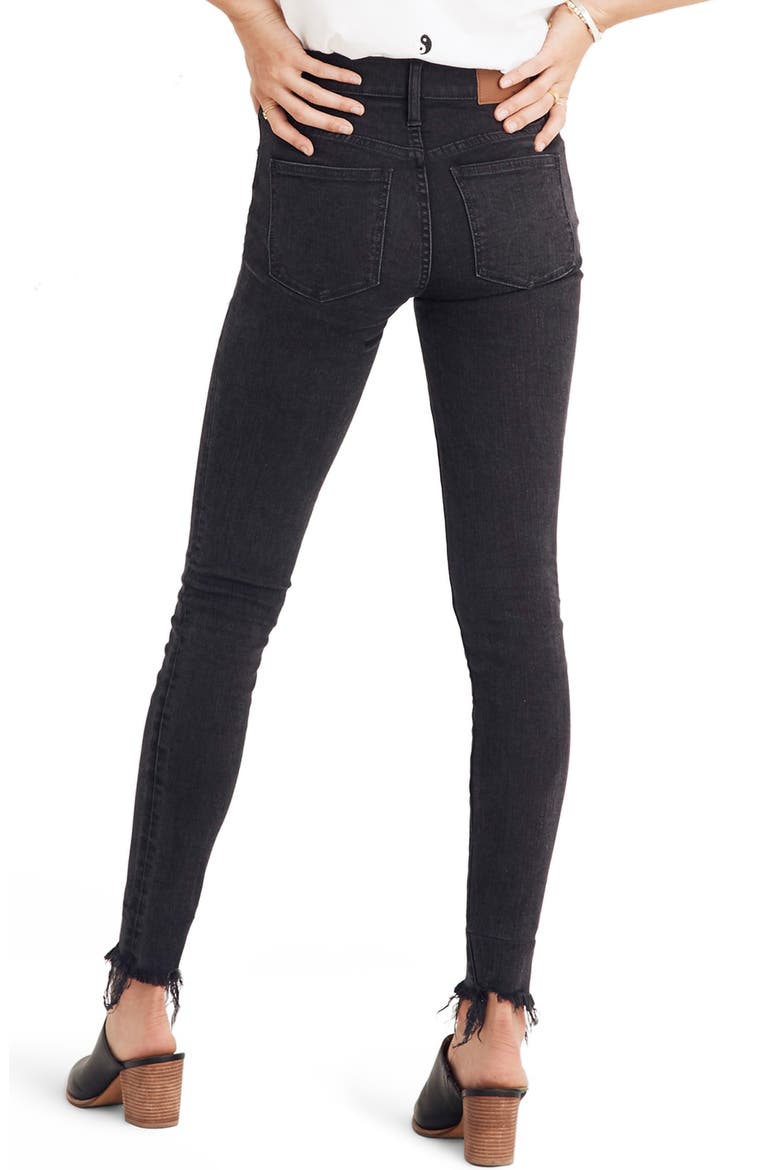 9-Inch Button Ankle Skinny Jeans, Alternate, color, BERKELEY WASH