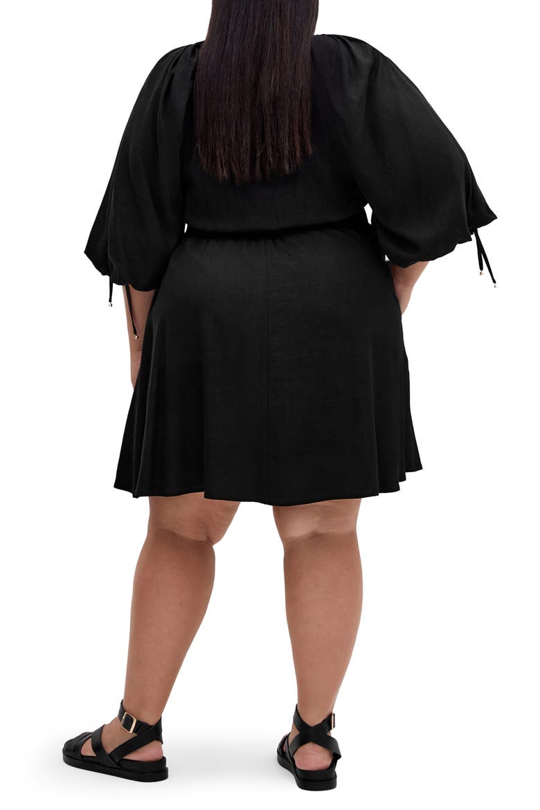 Scarlette Long Sleeve Dress, Alternate, color, BLACK