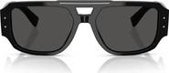 Dolce&Gabbana 57mm Pilot Sunglasses