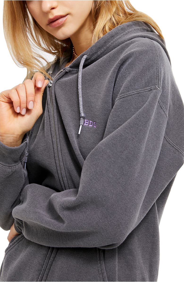 BDG Urban Outfitters Zip Hoodie, Alternate, color,